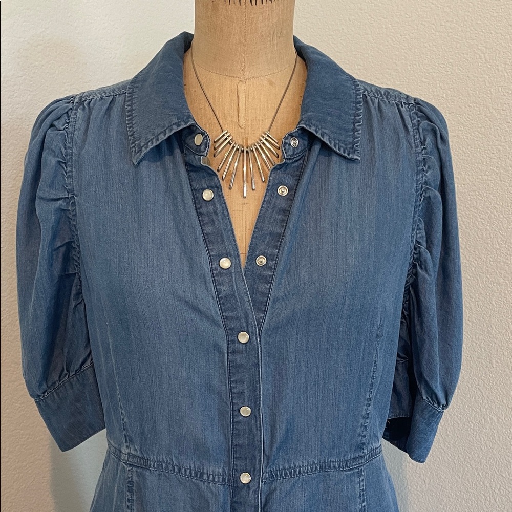 Dear John Blue Denim Mini Dress